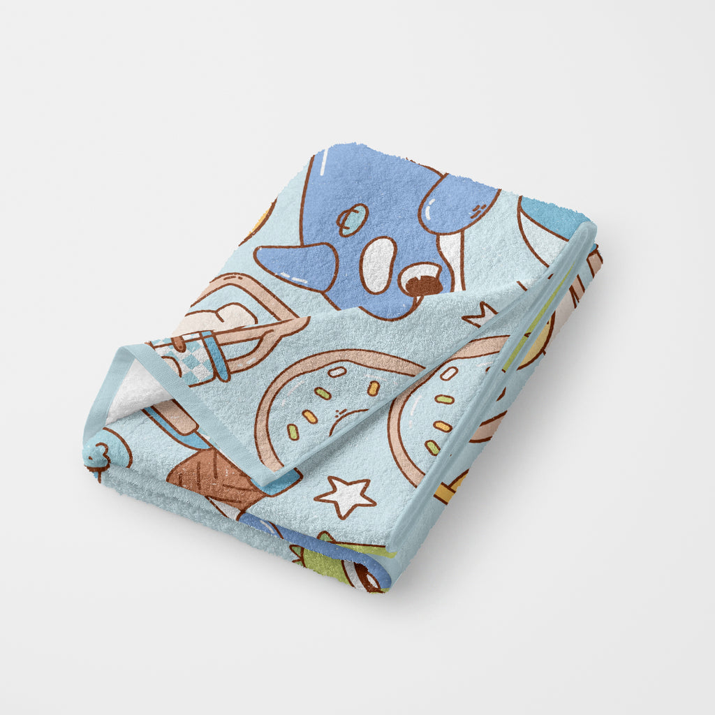 Blue Whale Beach Towel