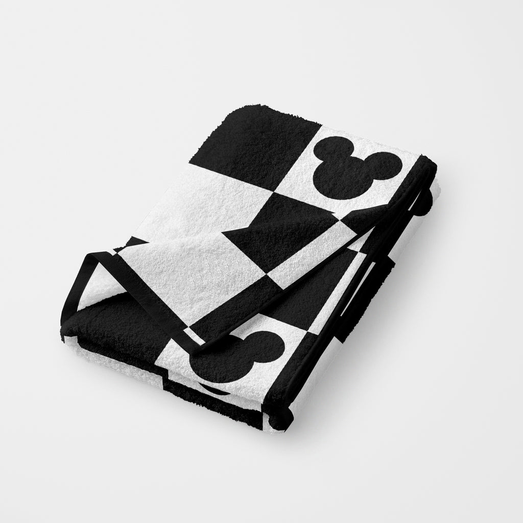 New Classic Mouse Checker Beach Towel