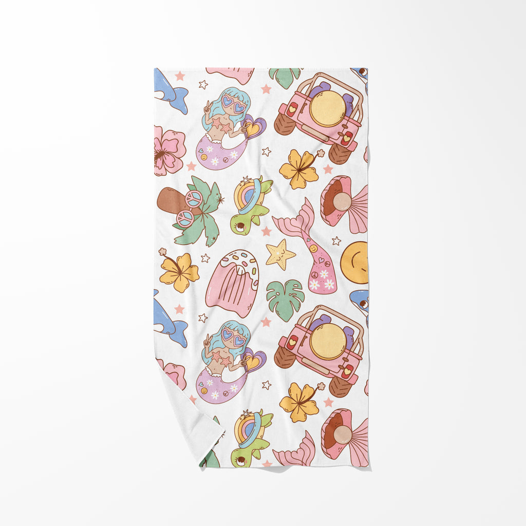 Mermaid Summer Beach Towel